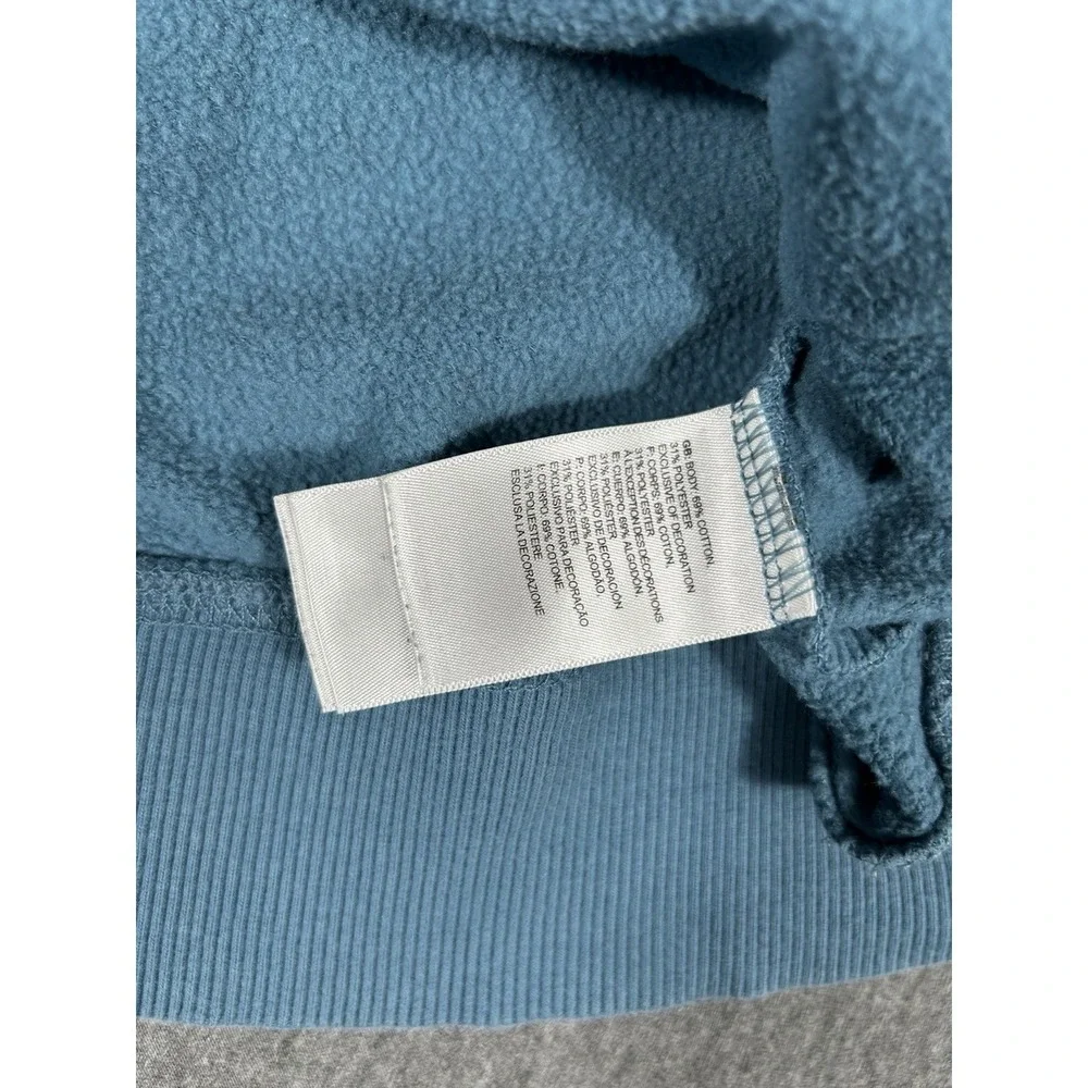 The North Face Never Stop Exploring Hoodie Men's Small Slate Blue Pullover